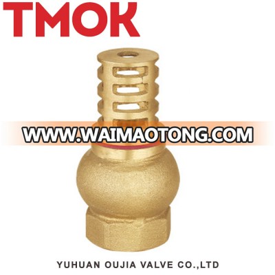 full brass swing chrome plated high quality foot valve