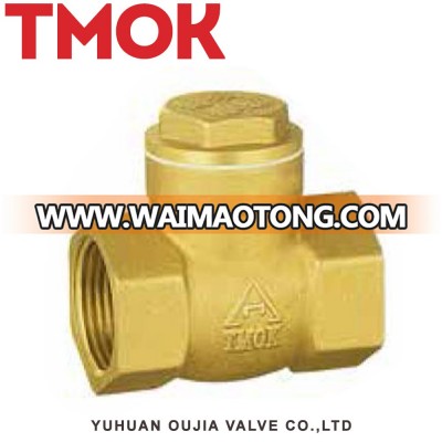 full brass horizontal female thread check valves