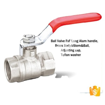 casting iron handle 1.6 mpa middle pressure nickle plated various sizes quick release ball valve pvc ball valve